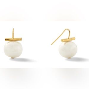 Catherine Canino Pebble Pearls- Large, White